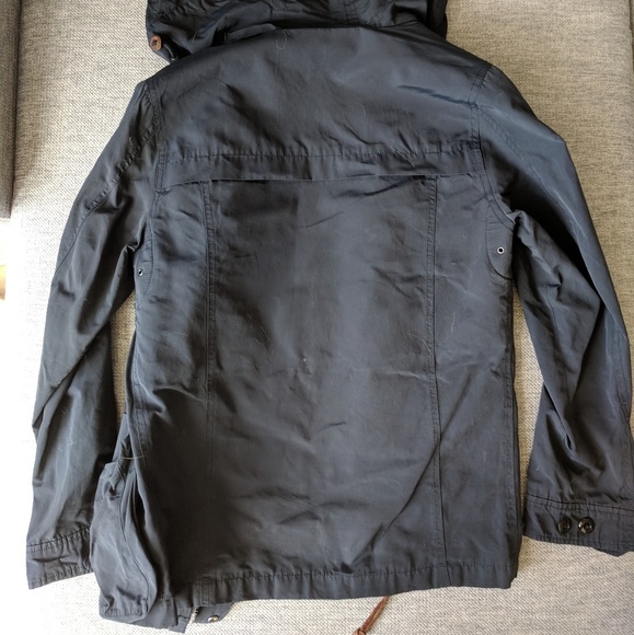 J. Crew Navy Hooded Jacket, size XS - Picture 5 of 6